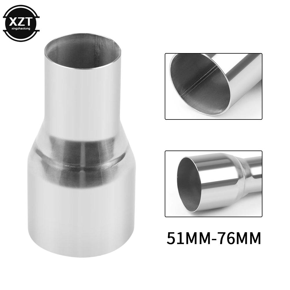 Univerzální nerezová ocelová standardní reduktorová trubka pro automobily 51-67 mm, 76 mm, 63 mm, 60 mm až 63 mm, 57 mm, 52 mm, 50 mm