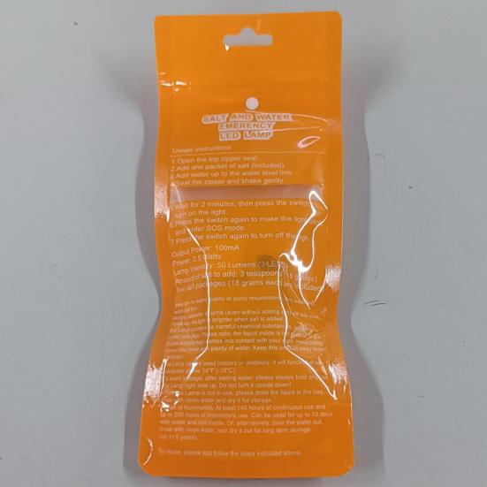 LED Nød Campinglampe 50Lm Bærbar Energisparende Lampe Salt