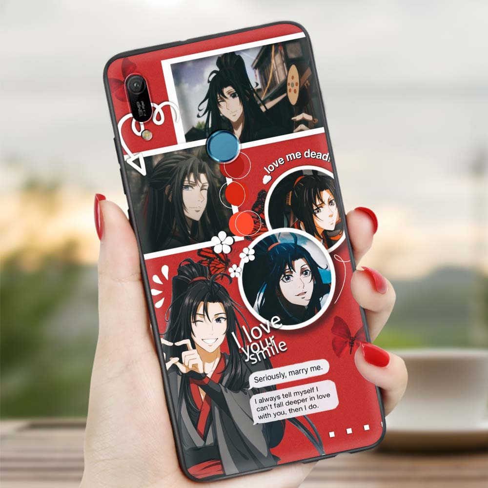 

Чехол Mo Dao Zu Shi Wei Wuxian с аниме-книгой для Huawei P30 Pro P40 Lite EP Smart Z Y7 Y6 2019, силиконовый чехол для задней панели телефона, сумка для мобильного телефона Huawei Y7 2019
