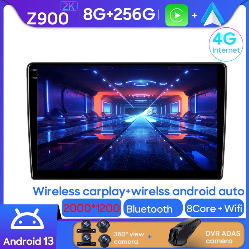 Android Multimedia For Ford Transit 350 2020 - 2021 Car Stereo CPU Radio QLED Player Navigation Carplay Auto HDR  Cam Dash WIFI
