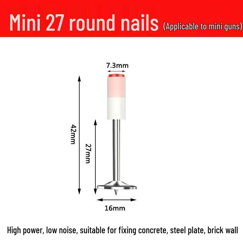 **Mini Nail Gun Silencer & Nailer Fixer for Ceiling Decoration**