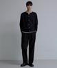 Nodu Raglan Herasi Round Cardigan [Black]