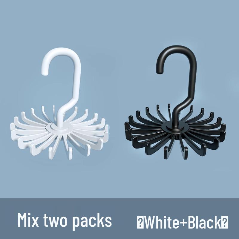 

Rotating Multi-Functional Tie, Bow Tie, Belt, and Scarf Rack for Wardrobes