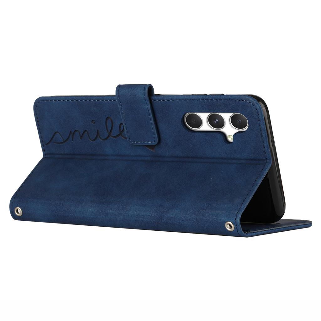 Pouzdro pro Samsung Galaxy A56 5G Stojánek na sledování PU kůže Kryt na telefon Vytištěný vzor