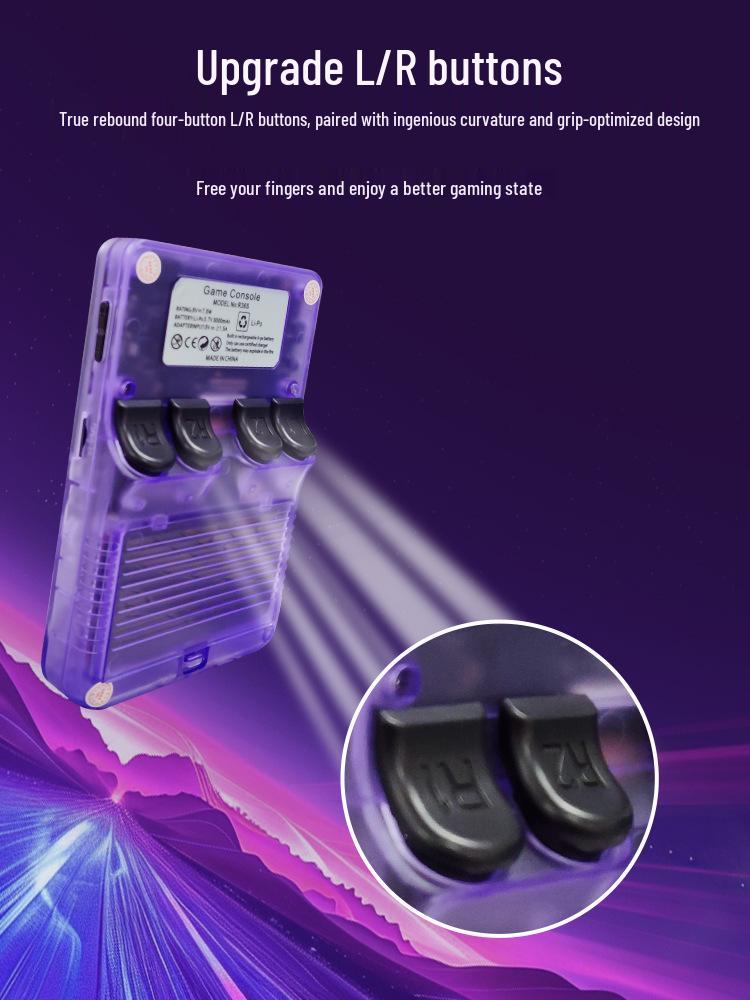 R36S Handheld Game Console: New Android Model with WiFi, Online Multiplayer, Two-Player Battle, Portable HD Color Screen.