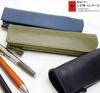 Genuine Tochigi Leather Pencil Large Made In Celebrate New Job or Graduation Case, L-Shaped, Capacity, Stylish, Men's, Women's, Adult, Simple, Japan,