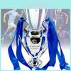 Modelo Elegante de Troféu de Futebol de Resina Estilo Europeu Prêmio de Futebol Prata Presente