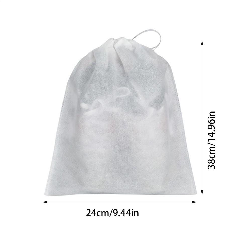 50Pcs Shoes Storage Organizer Bags Non-Woven Shoe Dust Bags Portable Travel Shoe Bag Shoes Storage Packing Pouch Organizers