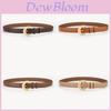 Genuine Leather Belt For Men Women Fashion Casual Minimalist Style With Metal Buckle For Daily Wear