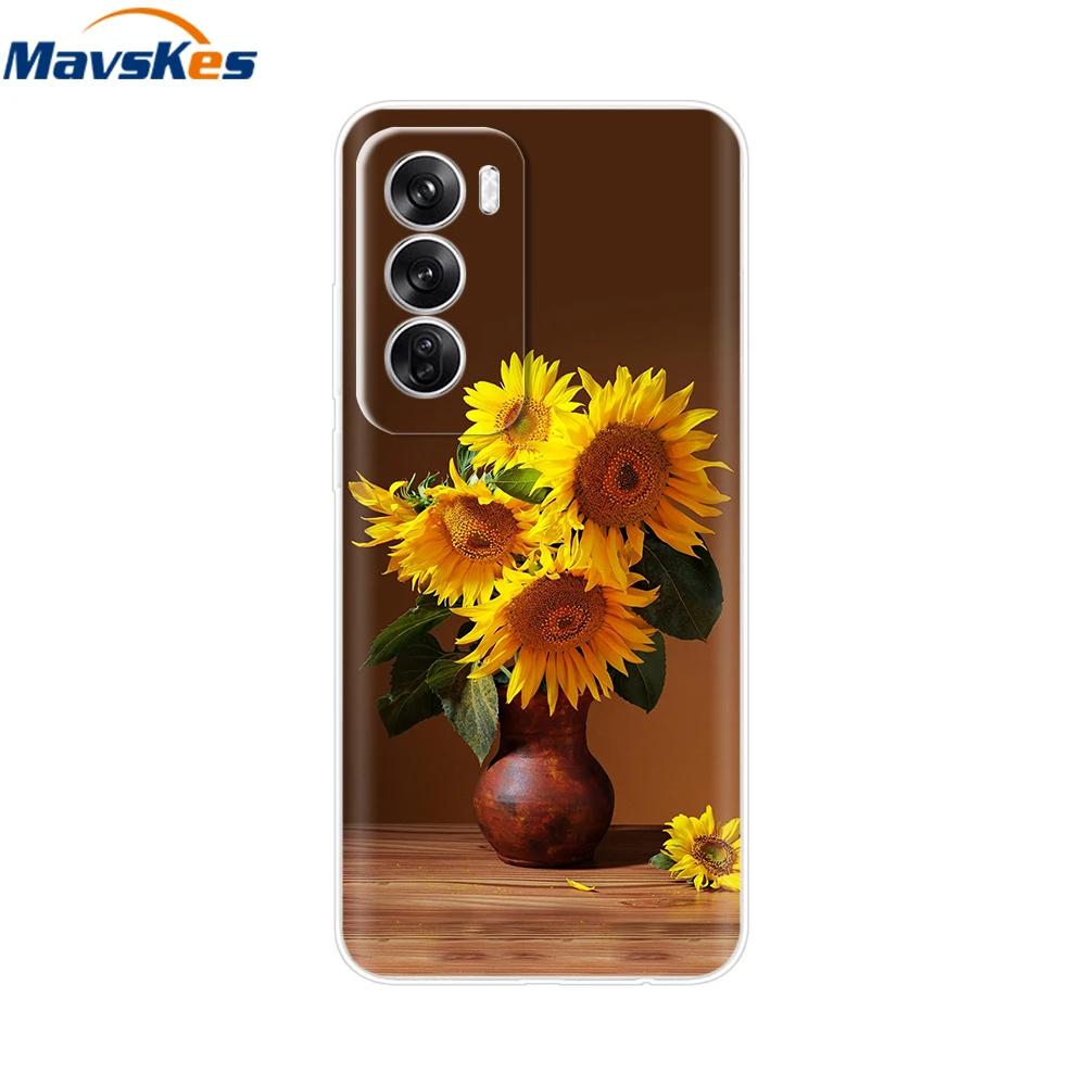 For OPPO Reno 12 5G Case Transparent Cover For OPPO Reno12 Pro 5G Reno12 Luxury Marble Soft Silicone TPU Phone Cases Funda Capas