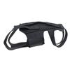 Comfortable Black Dog Back Support Vest Breathable Reusable Pet Orthopedic Support Brace Adjustable Dog Chest & Back Bracket Dog