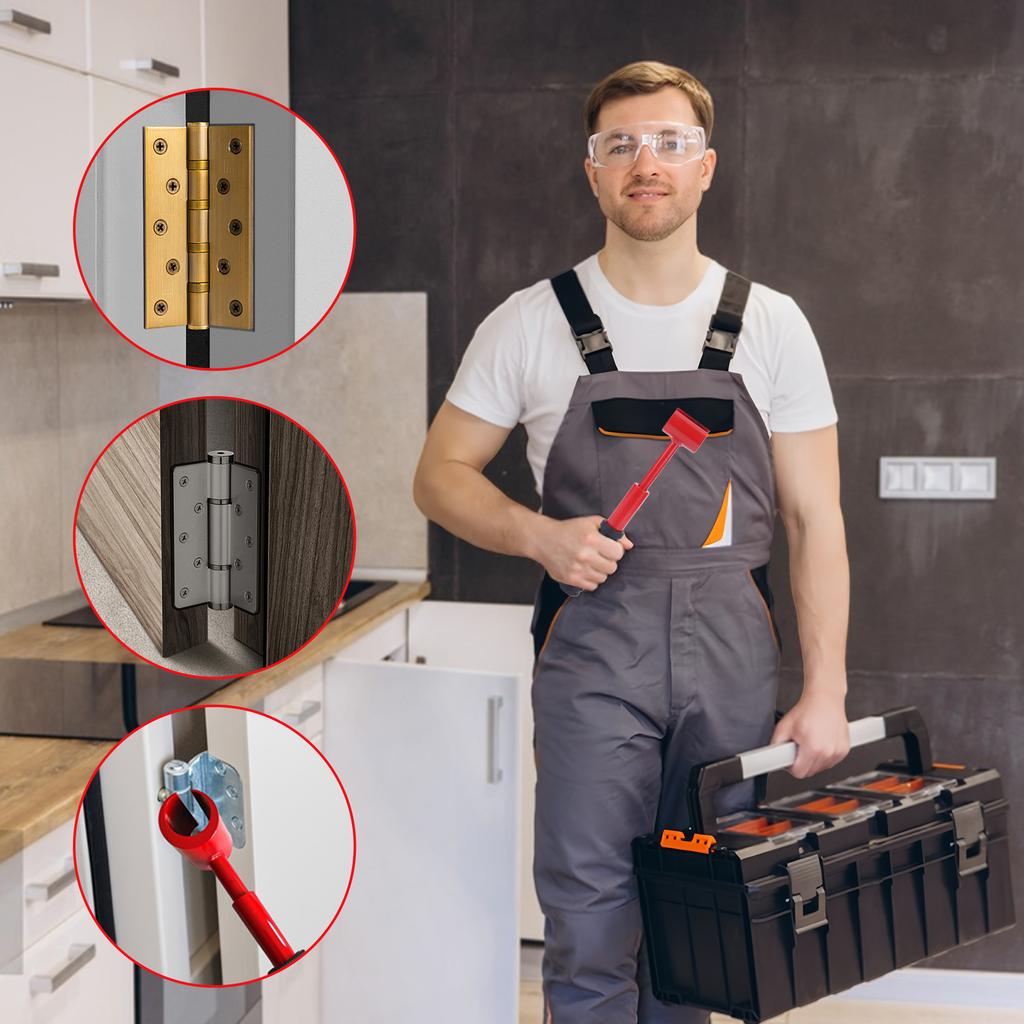 Scharnierverstellschlüssel-Set, Mehrgrößen, Türscharnier-Reparaturspanner, Türscharnier-Einstellwerkzeug-Kit für Wohnmöbel-Schranktüren