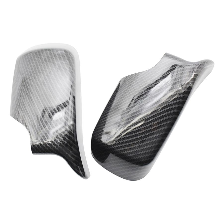Kryty zrcátek ve vzhledu karbonových vláken pro BMW E46 316i 318i 325i 330i Sedan 98-05