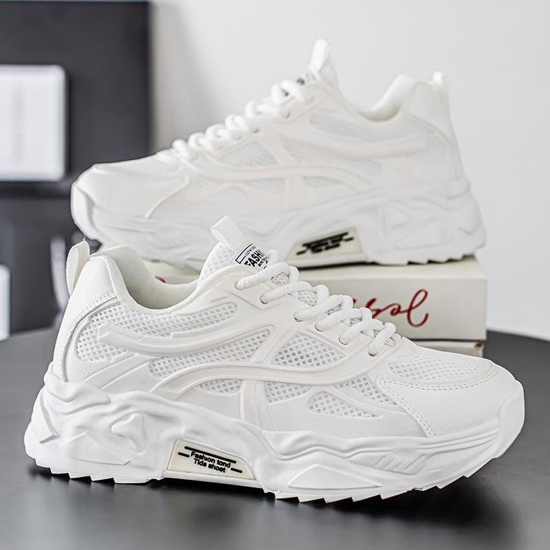 Lightweight and Breathable Casual Sports Shoes - Low-Top Lace-Up Design, Durable Pvc Soles for Hiking, Outdoor and Daily Use - Must-Have Outdoor Shoes