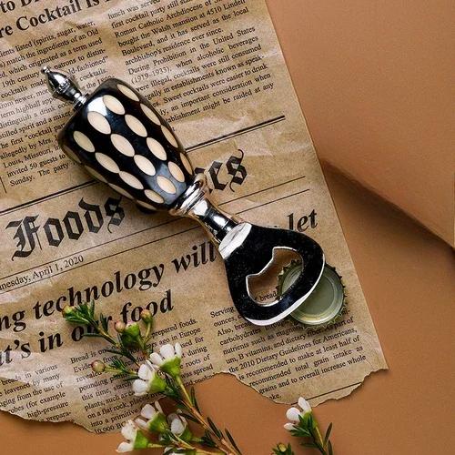 High Grade Carved Beef Bone Bottle Opener Restaurant Starter Bottle Starter Decorative Ornaments Elegant Bottle Opener Accessory