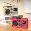 Pocket Radio Wireless BT Speaker Battery Operated Radio Support TF Card U Disk Earphone Sleep Timer for Indoor Outdoor Travel