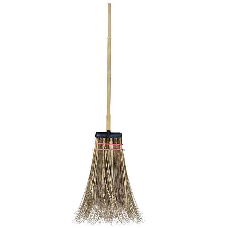 LAUTEE HRFH-1357 Palm Fiber Long-Handle Broom