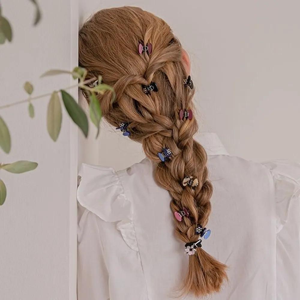 Daisy Mini Hair Clip LFSA0201 Navy