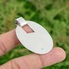 Daughters Day Deal 925 Silver Hessonite Rough Stone Anniversary Pendant Jewelry