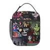 Music Band Gorillaz Insulated Lunch Bag for Women Kids Portable Food Boxes Thermal Lunch Box Tote