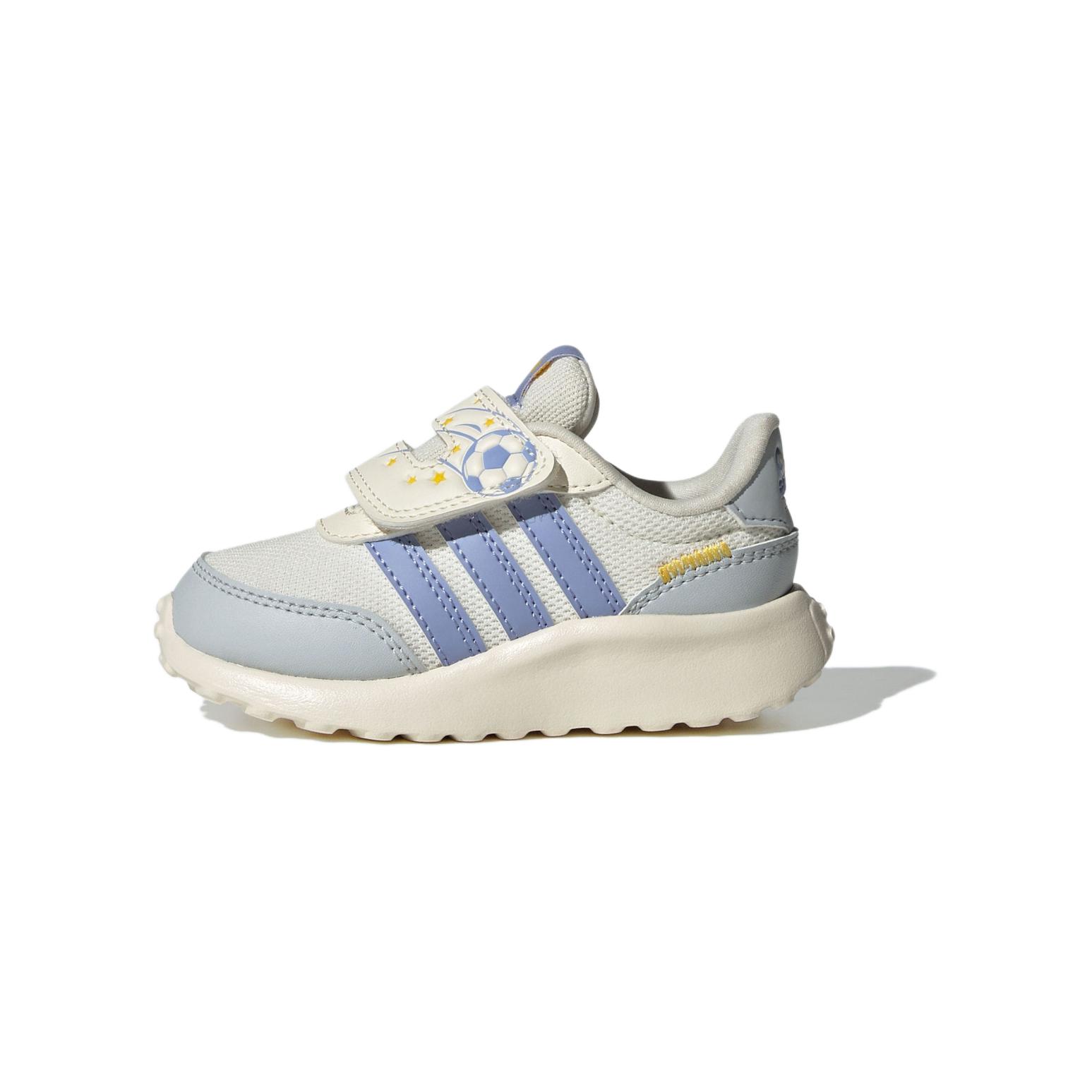 

Adidas Run 70s Ac Synthetic Leather Fabric Comfortable Lightweight Durable Low Top Walker Shoes Baby Shoes White JI2481 27