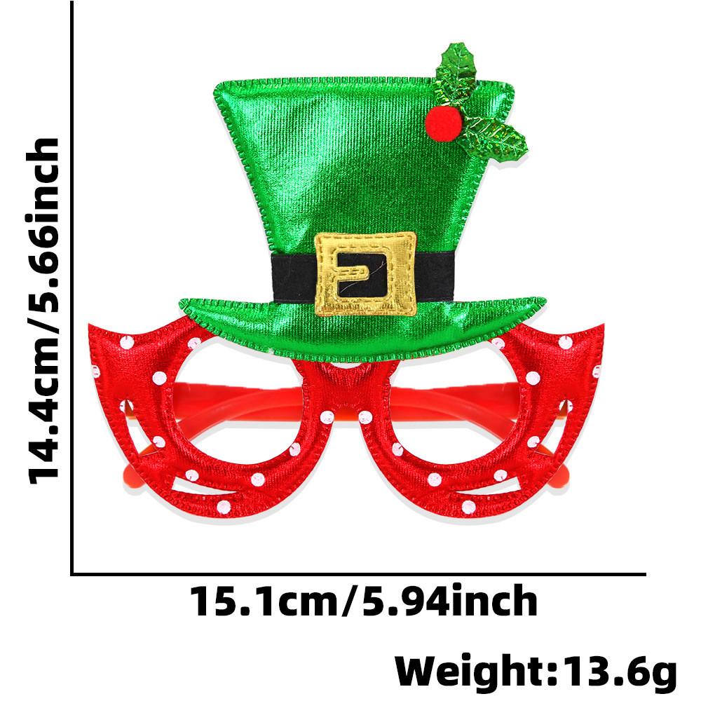 Handmade Plastic Colorful Christmas Glasses Perfect For Kids Featuring Cheerful Santa And Designs Reindeer
