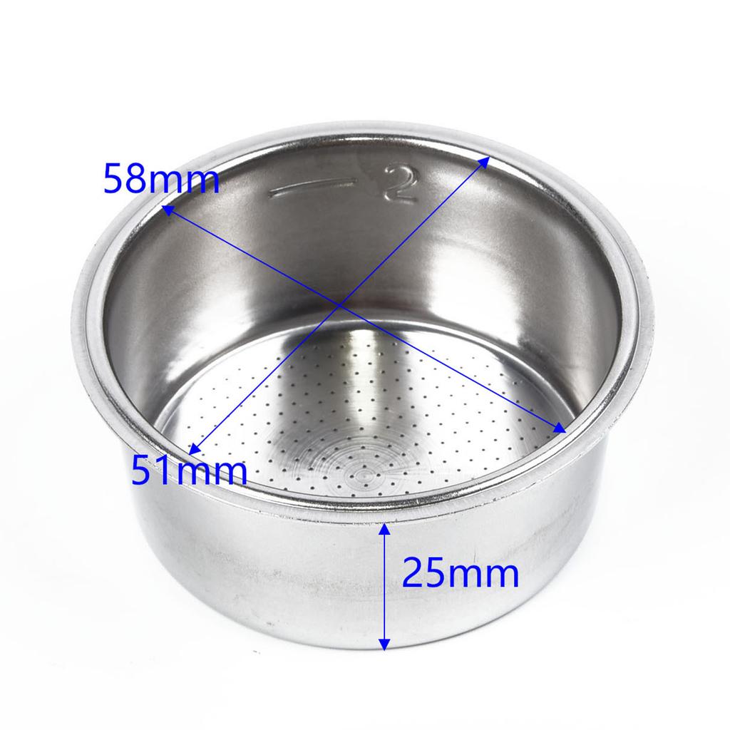 Non Pressurized Coffee Filter Basket Compatible with For Breville and For Krups for Optimal Brewing Experience