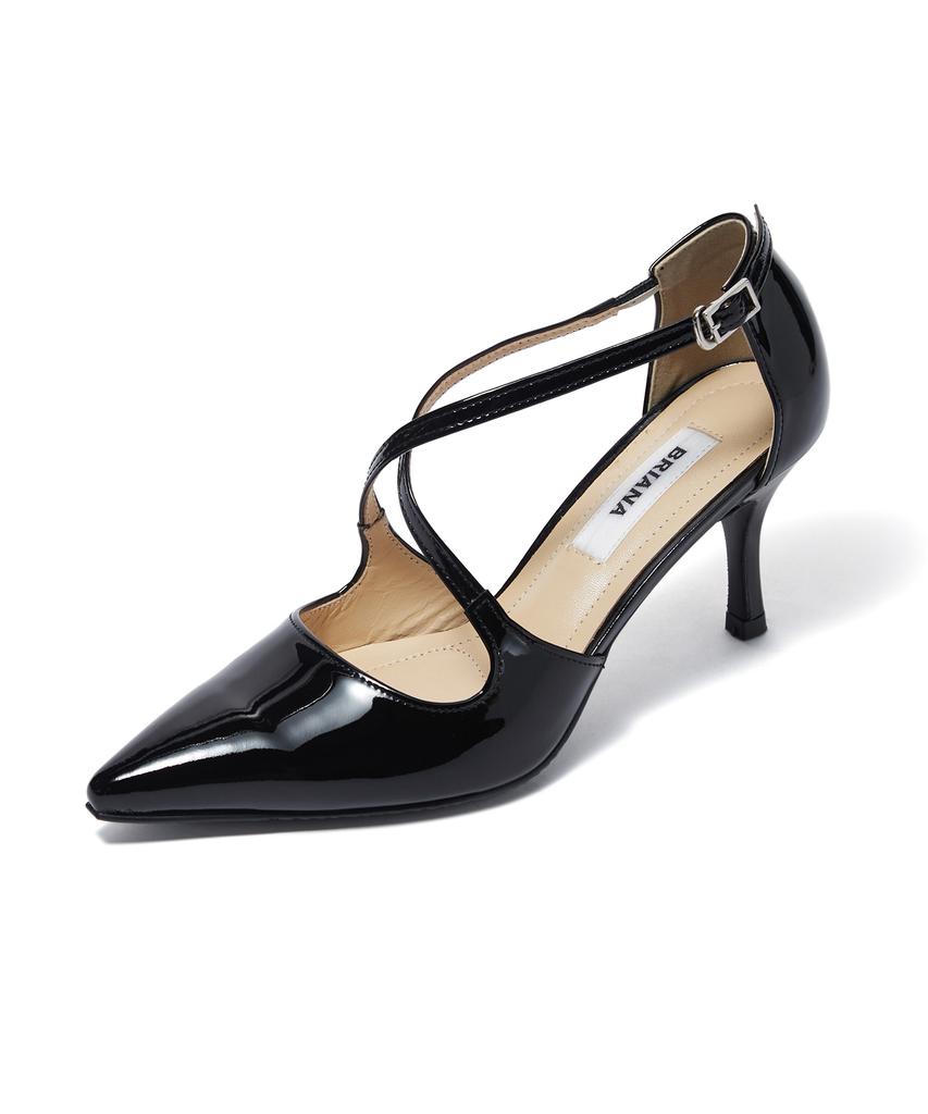 Briana Audrey Ex Stiletto [Black Patent]