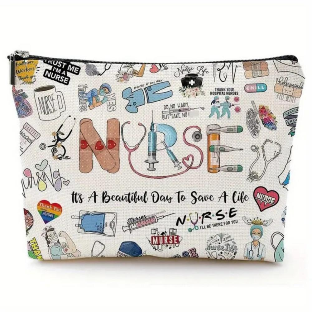 6pcs Nurse Cosmetic Bag Nurse Survival Kit Travel Stroge Bag