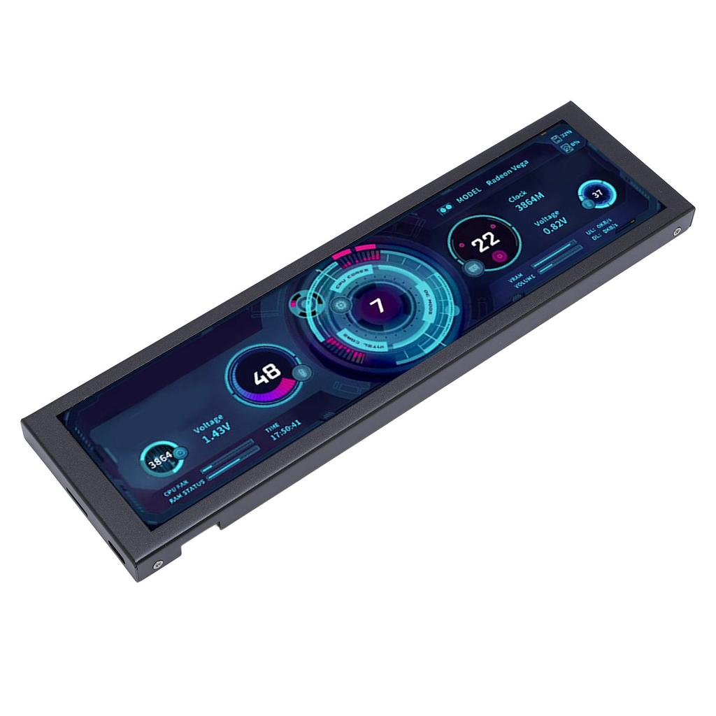 8,8 Zoll Bildschirm 1920x480 Auflösung Typ C PH Schnittstelle Kleiner Speicherkartensteckplatz Computer Zweitbildschirm