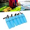 6 Stück Kajak-Behälterflasche ABS Wasserdicht Tragbar Kajak Versiegelte Flasche Trockenbehälter mit Hakenleine zum Tauchen Schnorcheln Surfen Kajakfahren Bootfahren