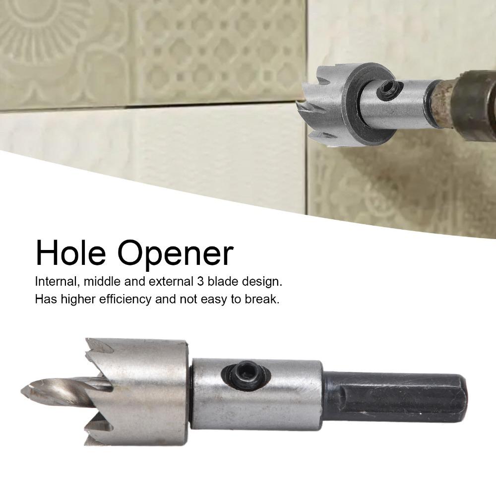 17mm Diameter Hole Saw Cutter Wood Plastic Alloy Compatible HSS Drill Bit  For Metal