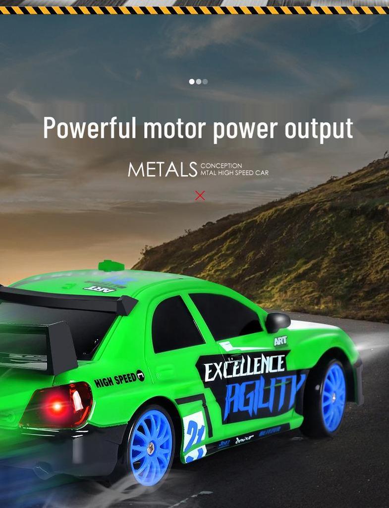 1:24 High-Speed RC Drift Car AE86 - Rechargeable Electric Four-Wheel Drive Toy for Kids