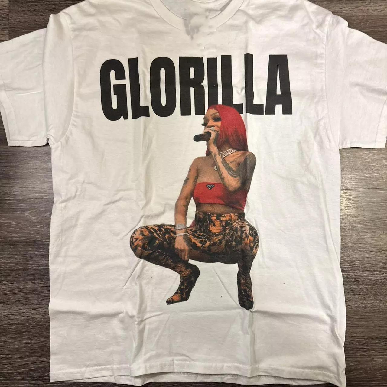 Collection GloRilla White T-Shirt Cotton Full Size Unisex XXL