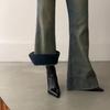 Black Pointed Short Boots Femininity Slim Fashion High Heel Boots Rear Zipper Versatile Stiletto