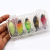 5Pcs Cicada Crankbait Fishing Lures Artificial Baits Insect Baits Fishing Tackle 4.5cm 6g Hard Baits