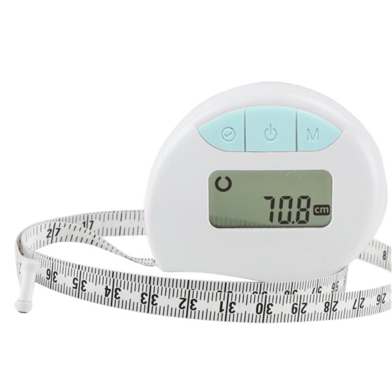 

Brand New Digital Waist Bicep Measure Body Circumference Tape Measure with Auto-Locking and Retractable 1 синий