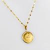 Speranza 24K Pure Gold Coin Pendant Crown Simple Frame with 18K Engraving 1/25oz