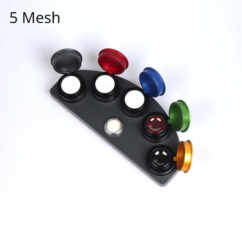 5 Dish Watch Repair Lubricants Oil Grease Storage Tool Professional Watch Oil Dip Oiler Stand for Watchmaker Metal Repair Tool