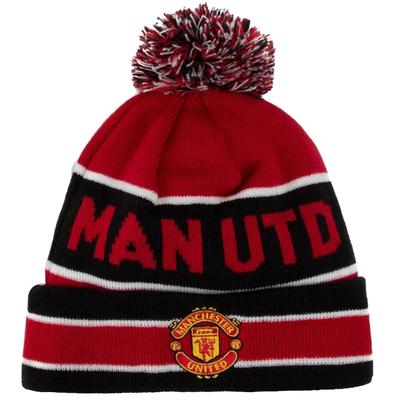 Core Cuff Beanie Manchester United FC Hat, Mens Red Cap