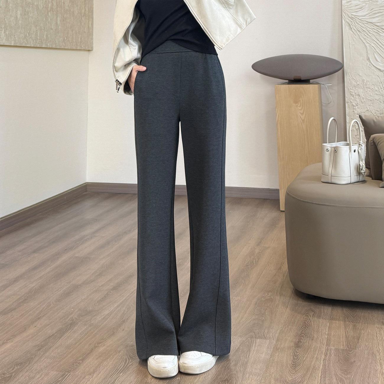

Spring Micro-Flare Slim Fit Tummy-Concealing Women s Long Pants - Casual & Stylish 2026 S