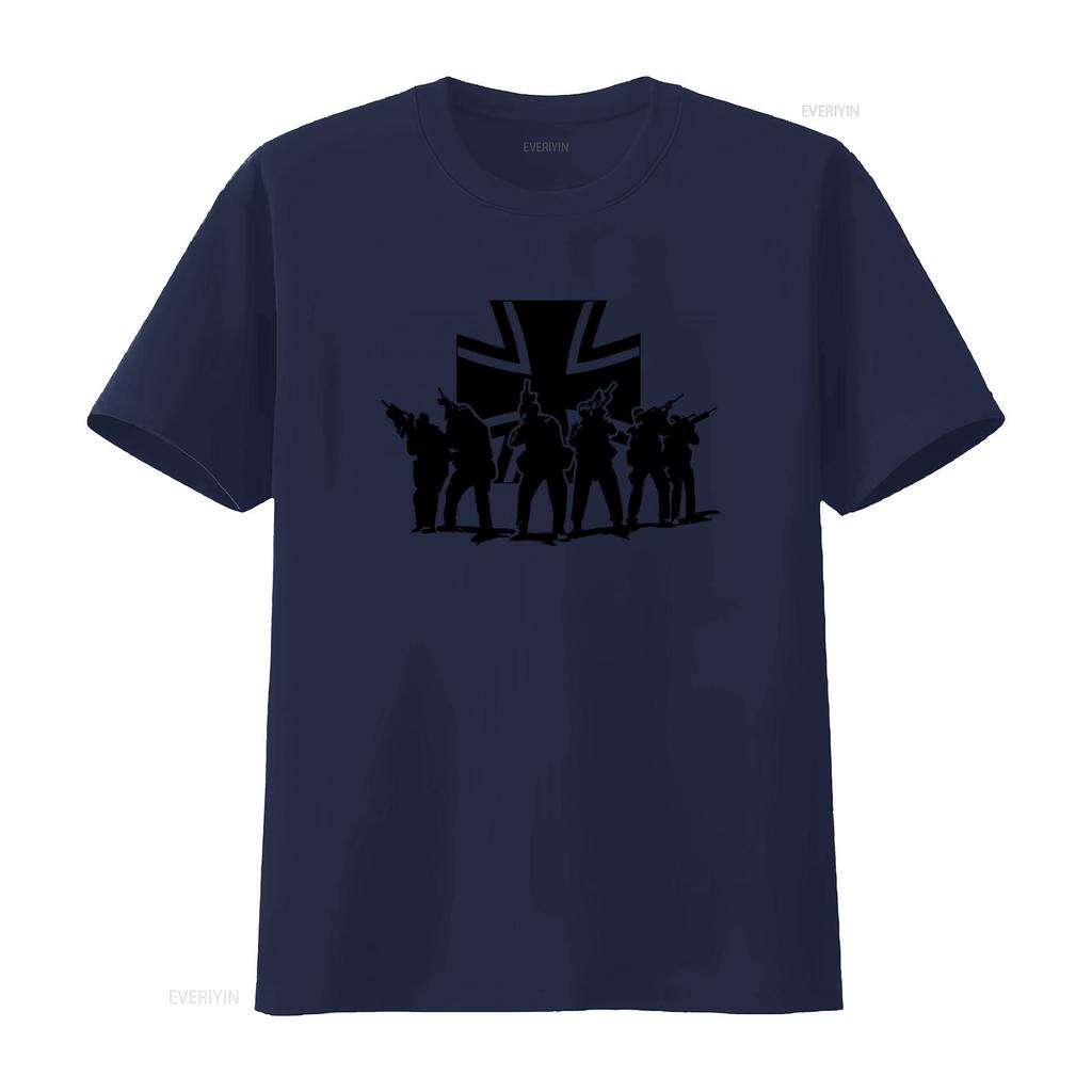 Bundeswehr Elite Special Unit Beam Cross T Shirt for Men Stylish and Unique Design vintage Washed Slightly