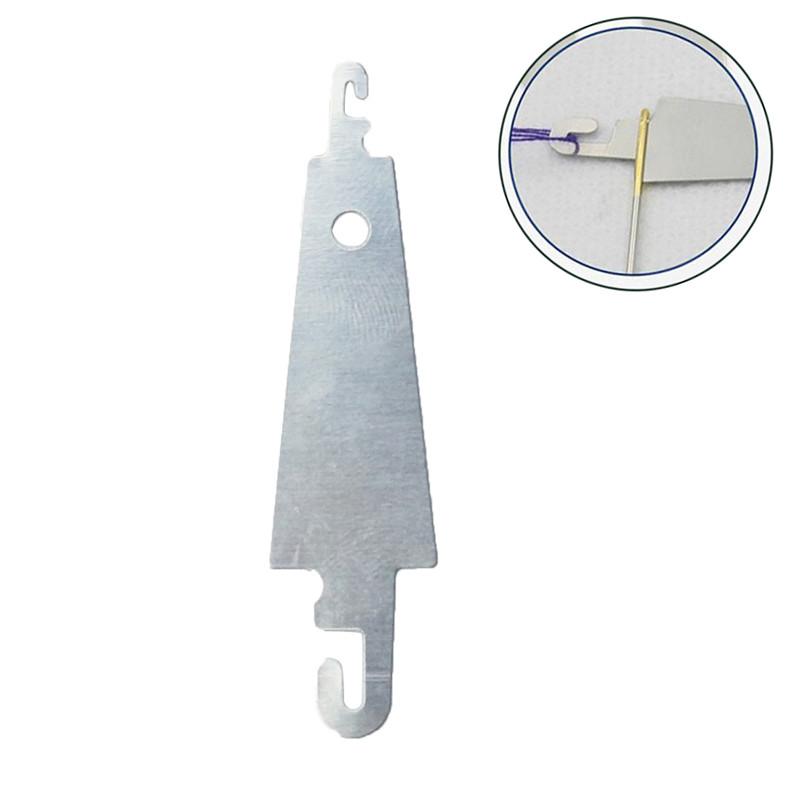 30pcs 3.4cm 3.7cm 4.1cm Embroidery Cross Stitch Needles Hand Sewing Needles Gold Eye  With Threaders Home DIY Sewing Accessories