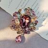 Fashion Retro Teardrop Brooch Bridal Brooch Party Banquet Wedding Pin Jewelry