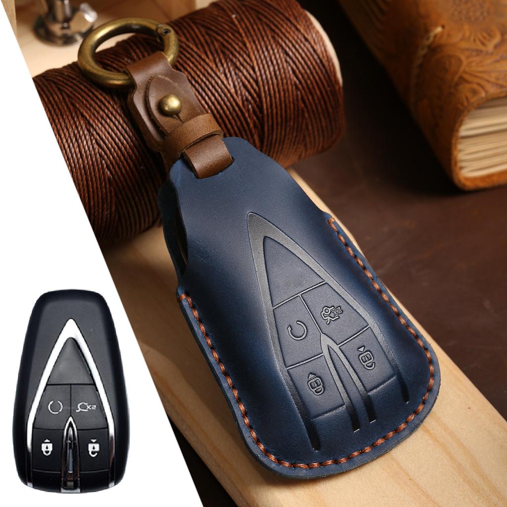 For Changan Cs35 Plus Cs55 Plus Cs75 Plus Eado Uni-T Uni K Oushang X5 X7 Ev Leather Car Key Case Cover Shell Fob