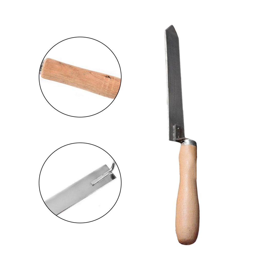 Z-Shape Honey Scraper Stainless Honey Uncapping Tool Beekeeper Long Beehive Cleaning Scraper