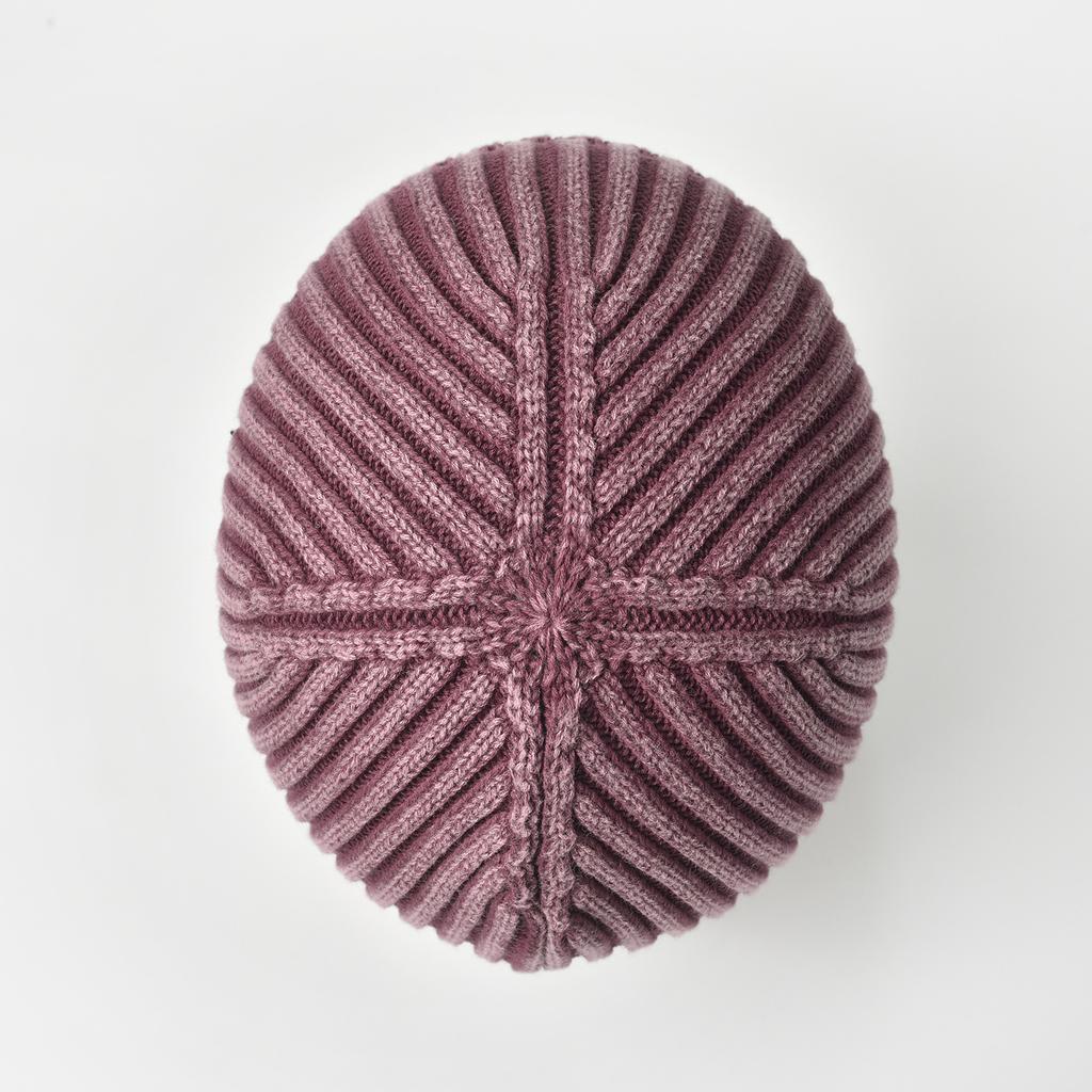 Light plate retro knitted hat graphite washed old wool hat men's and women's street casual warm cover head cold hat
