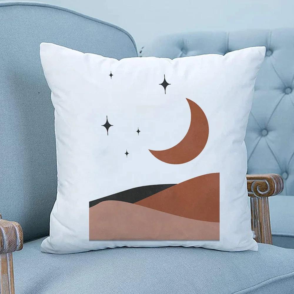 Colorful and minimalist geometric printed pattern cushion cover for home living room sofa chair decorative pillowcase