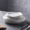 Nordic Clouds Special-Shaped Plate Ins Style Fashion Artistic Conception Plate Characteristic White Plate Creative Restaurant Hotel Ceramic Tableware