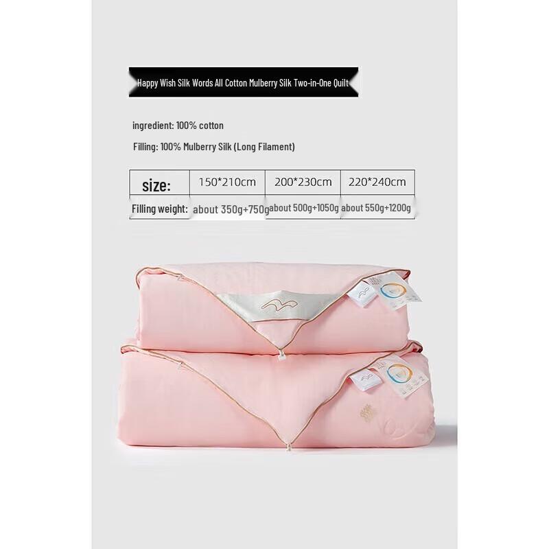 

Mercury Home Textiles All-Season Mulberry Silk 2-in-1 Duvet